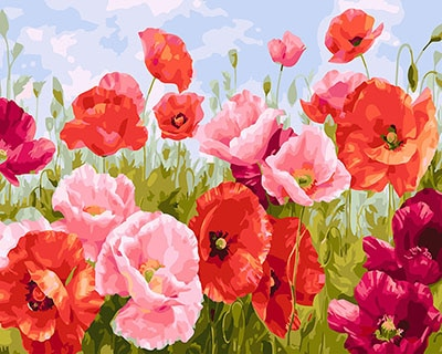Digitales Ölgemälde „Blumen“ zum Selbermalen – Bild 10 | LuxeStyle