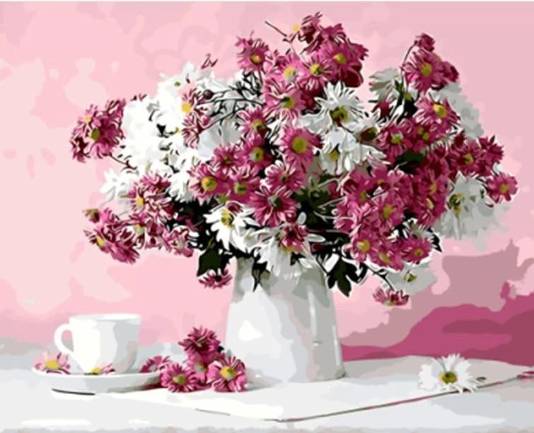 Digitales Ölgemälde „Blumen“ zum Selbermalen – Bild 8 | LuxeStyle