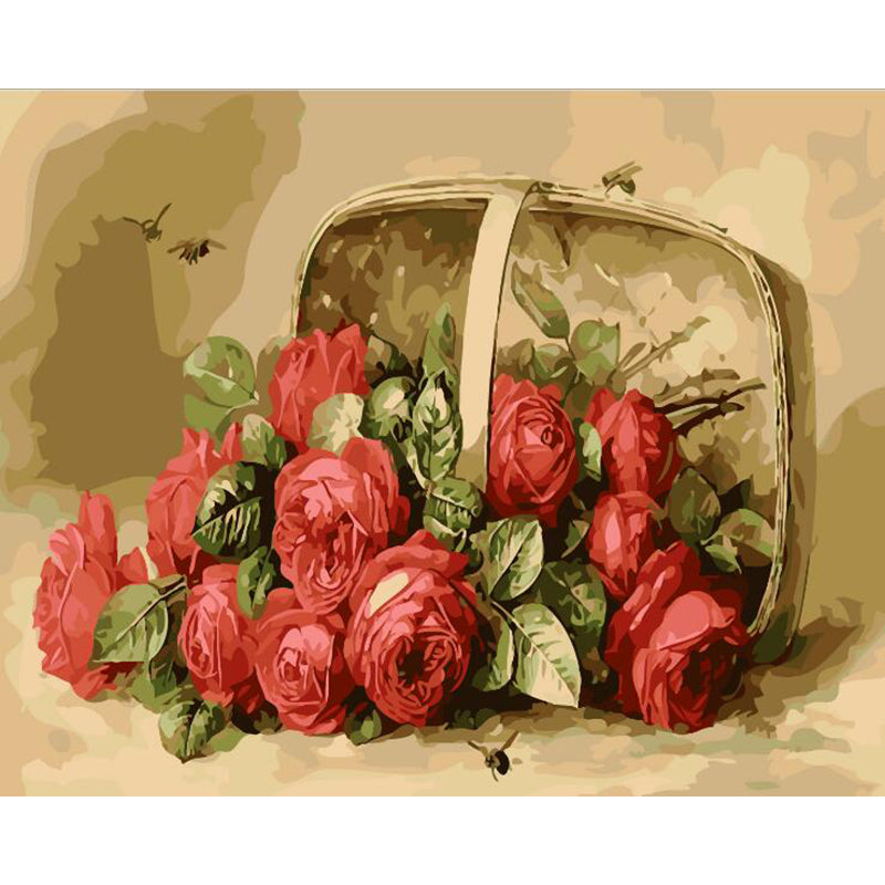 Digitales Ölgemälde „Blumen“ zum Selbermalen – Bild 7 | LuxeStyle