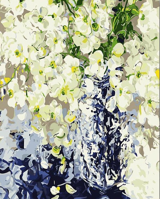 Digitales Ölgemälde „Blumen“ zum Selbermalen – Bild 3 | LuxeStyle