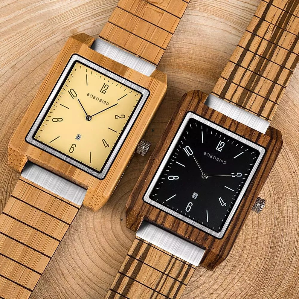Handgemachte Quarzuhr aus Holz für Herren – Bild 5 | LuxeStyle