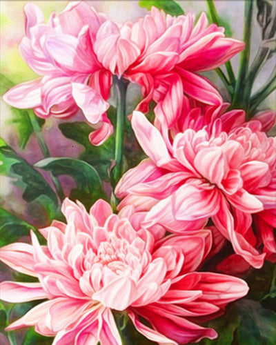 DIY Ölmalerei Set „Digitale Blumen“ | LuxeStyle