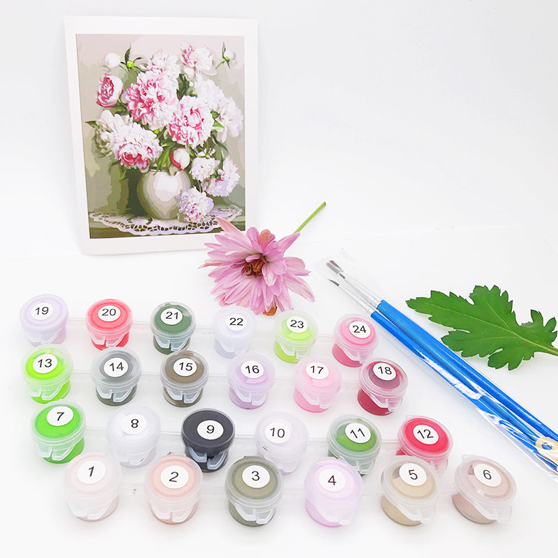 DIY Ölmalerei Set „Digitale Blumen“ – Bild 3 | LuxeStyle