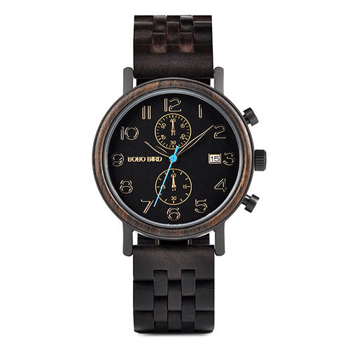 Herren Business-Holzuhr – Bild 2 | LuxeStyle