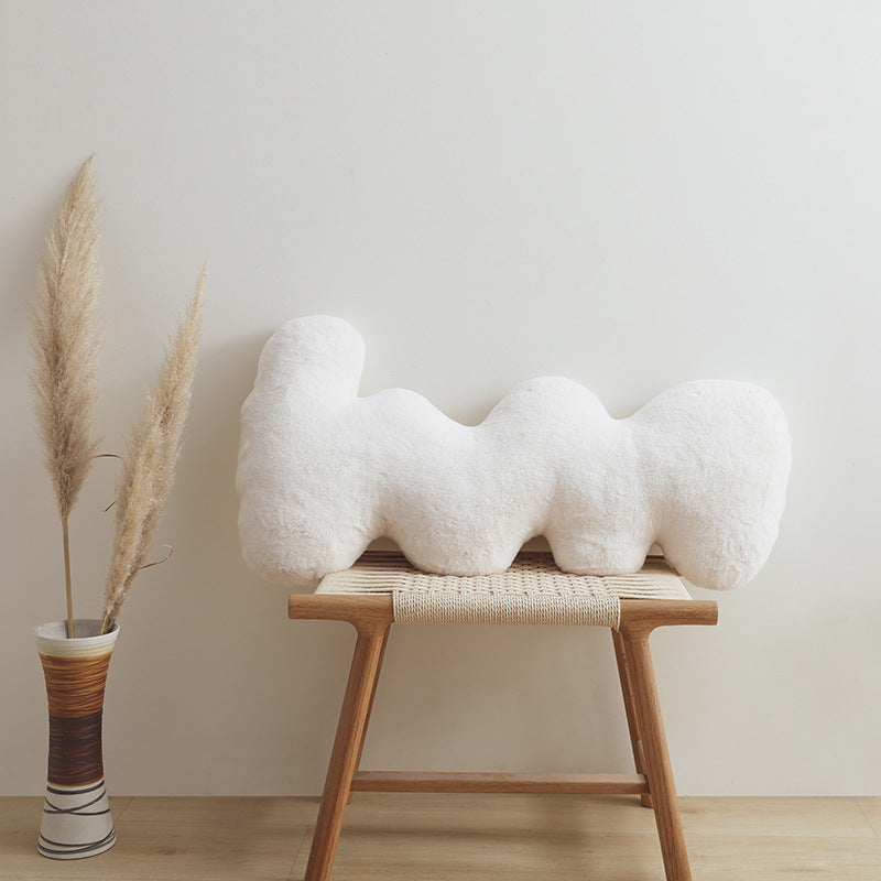 Samtiges Hasenkissen im nordischen Stil | LuxeStyle
