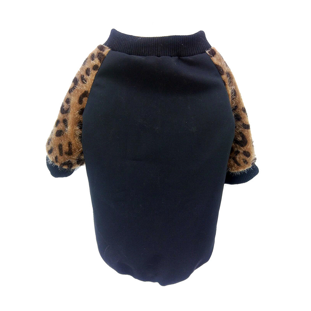 Leopard-Jacke für Hunde im Net-Red-Stil
