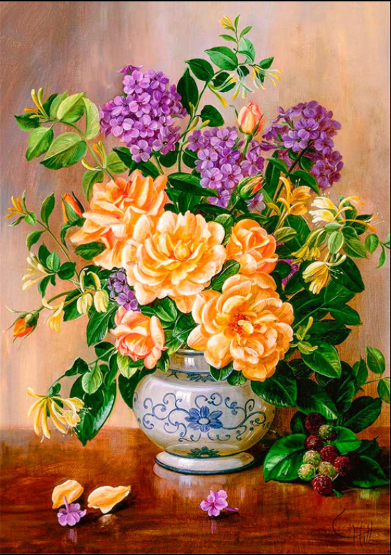 Rosen-Diamant-Painting zum Selbermachen – Bild 2 | LuxeStyle