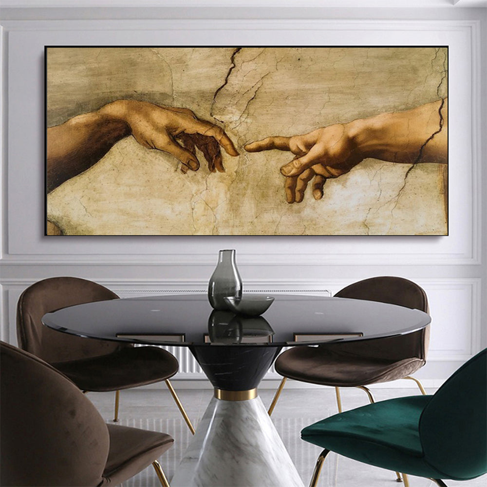 Michelangelo Leinwand "Hand in Hand" – Bild 2 | LuxeStyle