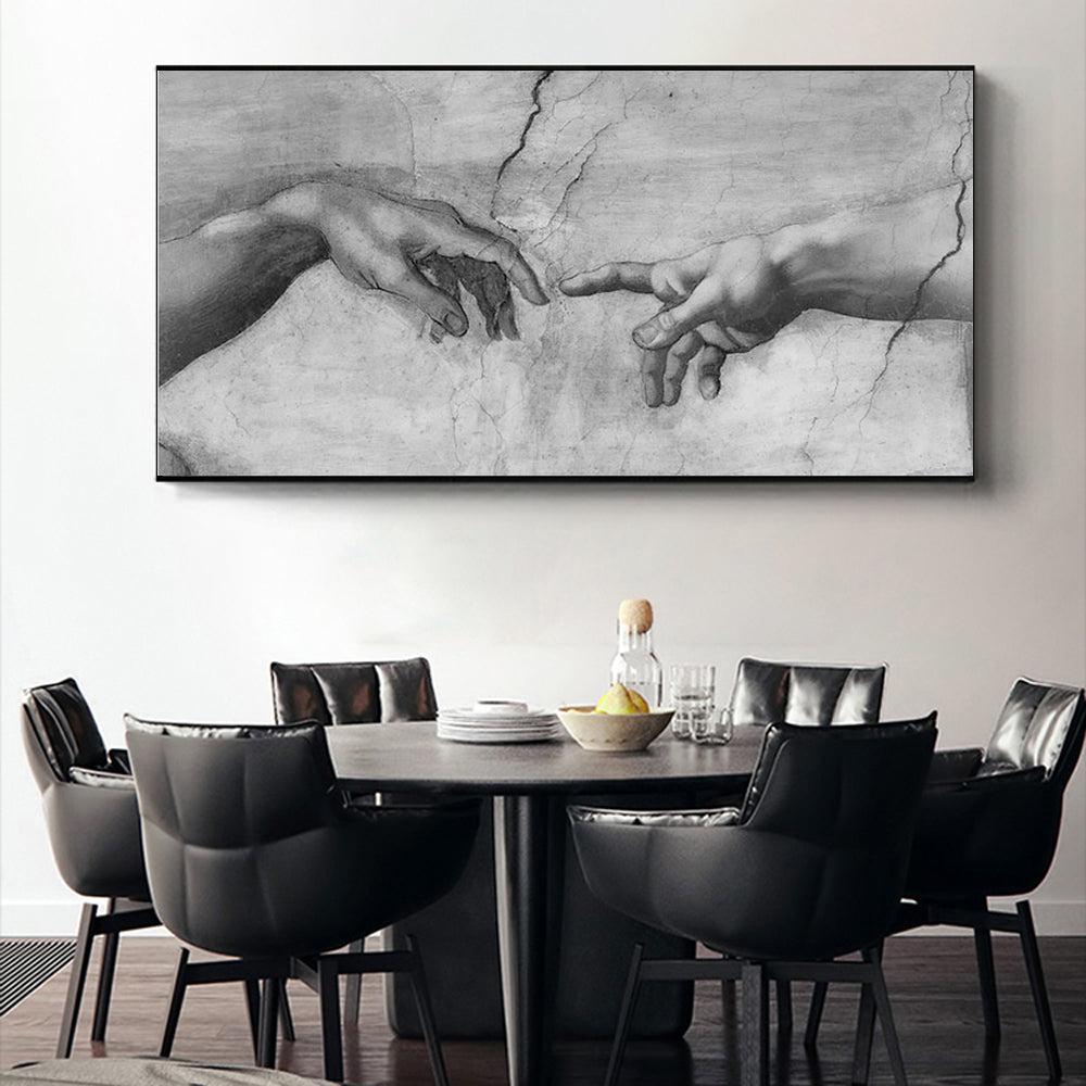 Michelangelo Leinwand "Hand in Hand" – Bild 4 | LuxeStyle