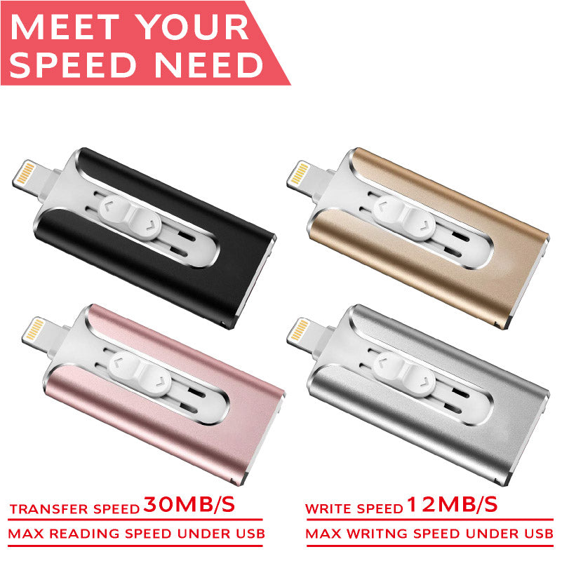 3-in-1 Metall USB-Stick