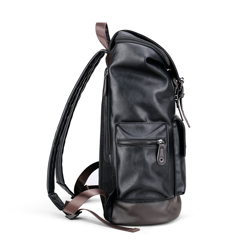 Retro Rucksack für Herren im College-Stil – Bild 3 | LuxeStyle