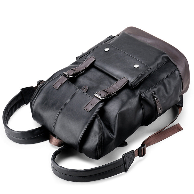 Retro Rucksack für Herren im College-Stil – Bild 4 | LuxeStyle