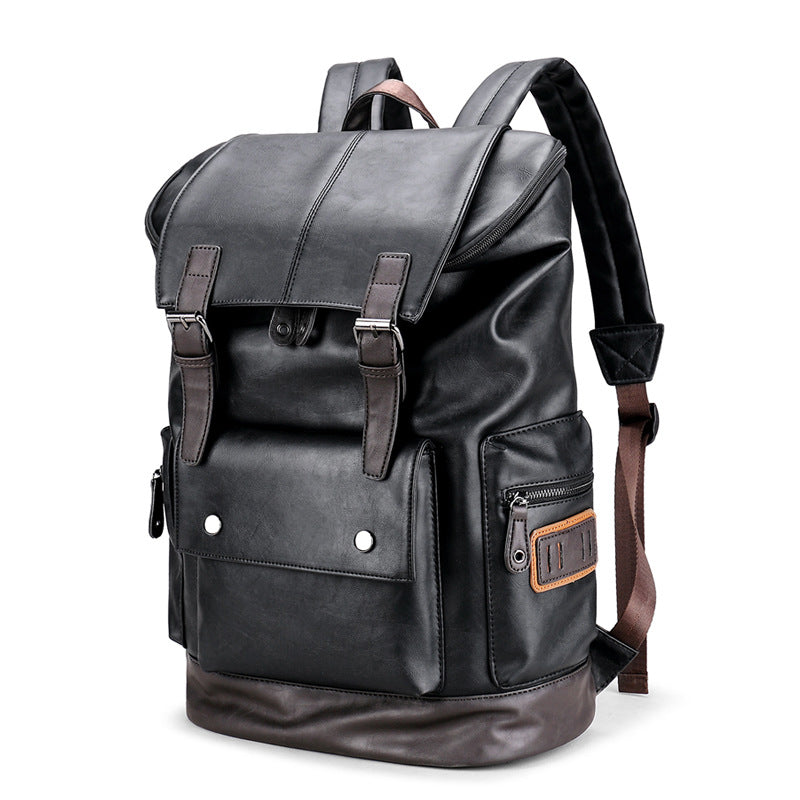 Retro Rucksack für Herren im College-Stil – Bild 2 | LuxeStyle