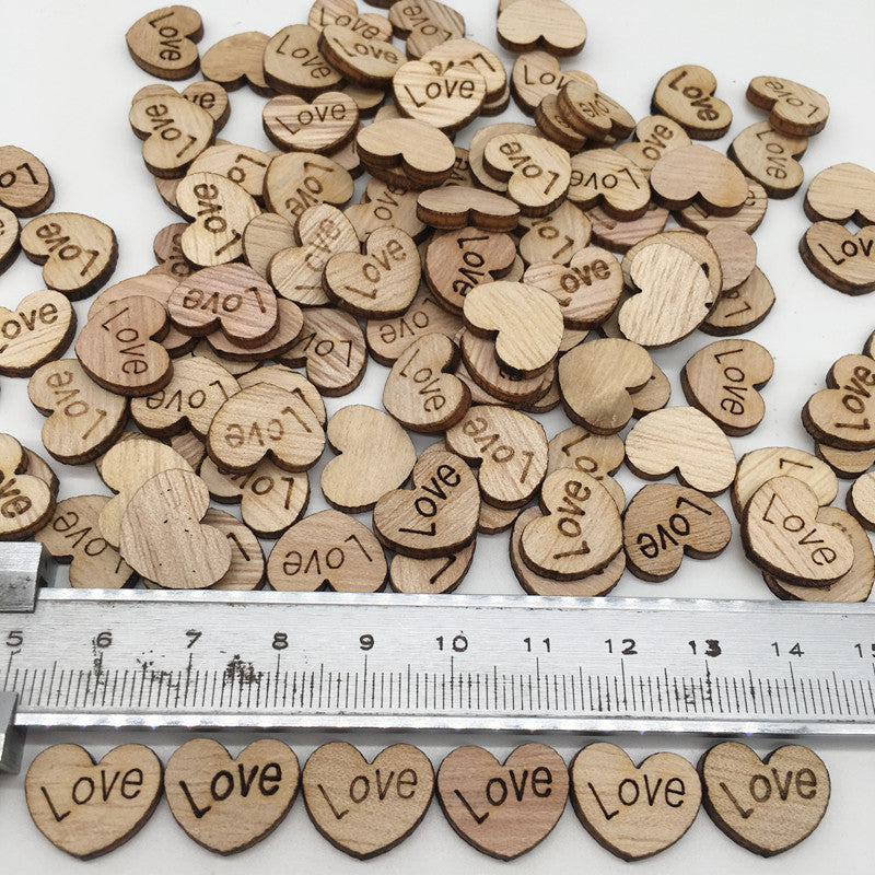 Retro Mahagoni Herz-Patch 12x15mm – Bild 6 | LuxeStyle