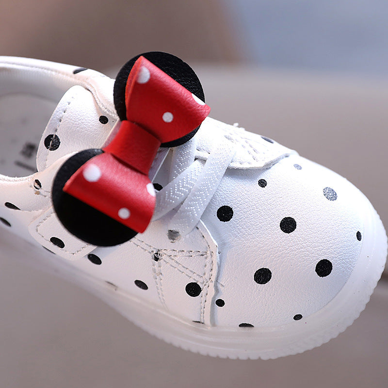 Mädchen LED-Schuhe mit Schleife – Bild 2 | LuxeStyle