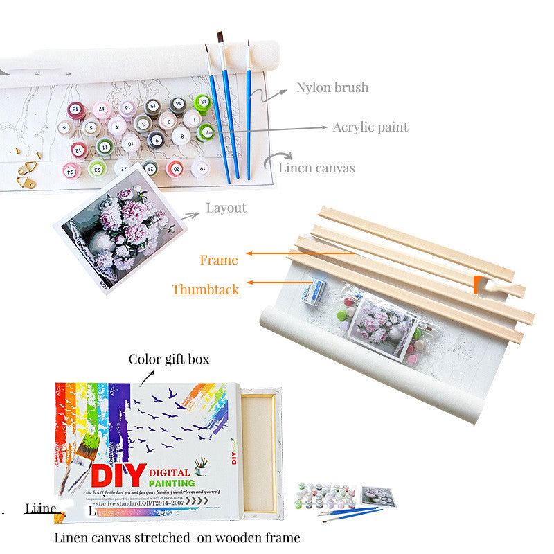 Acrylmalerei mit Blumen und Vögeln – Bild 5 | LuxeStyle