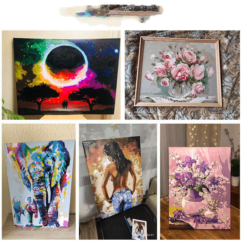 Acrylmalerei mit Blumen und Vögeln – Bild 4 | LuxeStyle