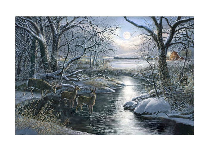 DIY Digital Painting Kit "Stille Nacht" – Bild 1 | LuxeStyle