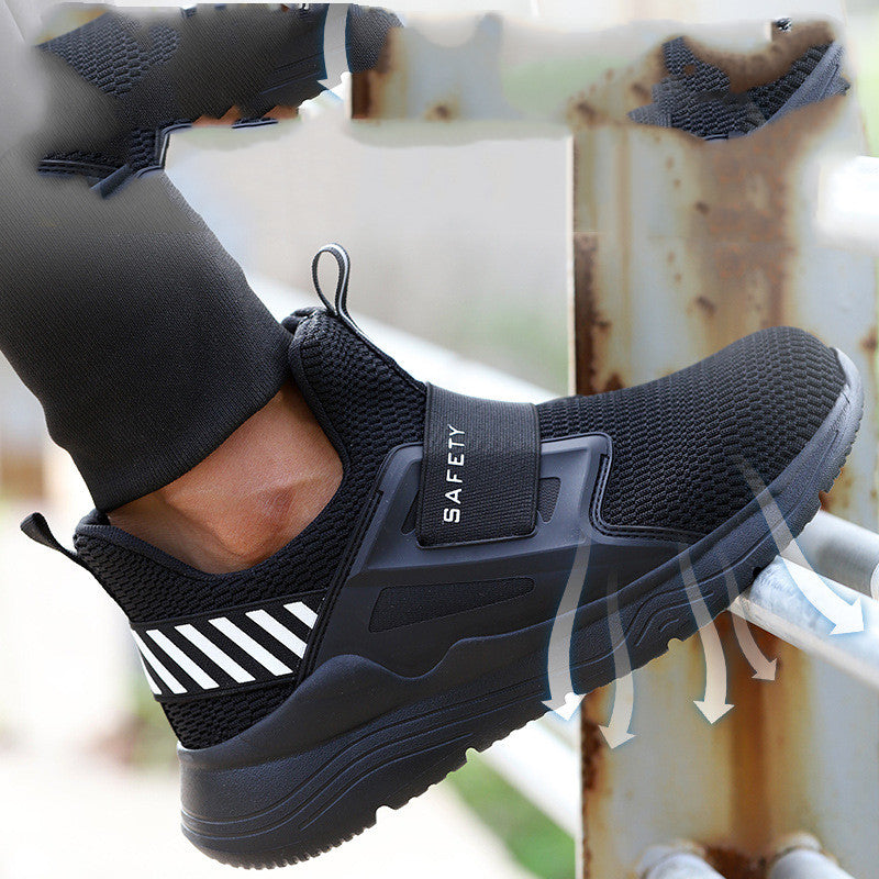 Sommer-Business-Sneaker mit Stahlkappe