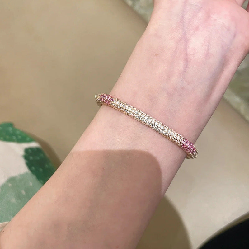 Gradient Armband mit Zirkonia-Pavé | LuxeStyle