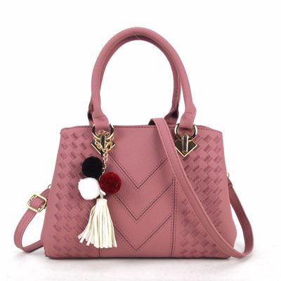 Lederhandtasche mit mehreren Fächern