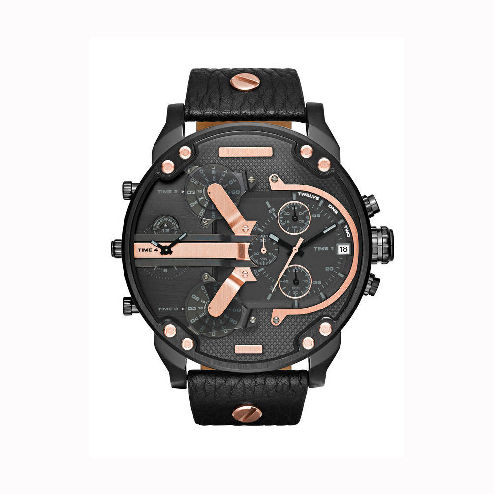 Quarzuhr mit Edelstahlband | LuxeStyle