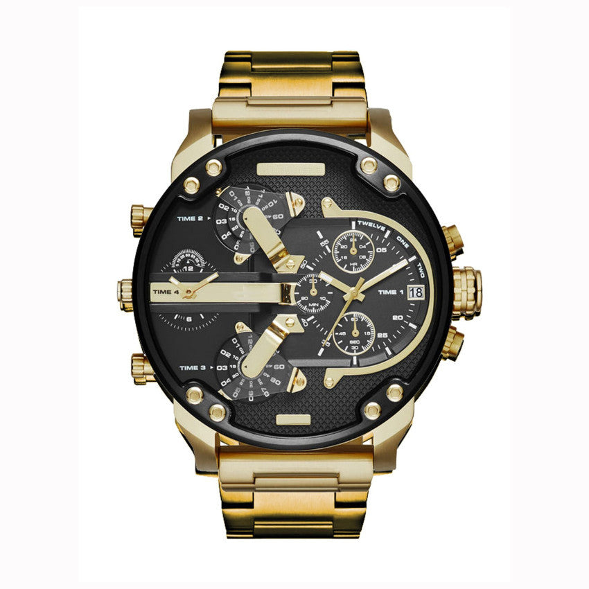 Quarzuhr mit Edelstahlband – Bild 2 | LuxeStyle