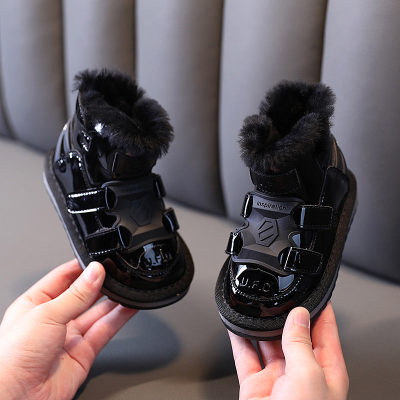 Kinder Winter-Snowboots wasserdicht mit Wolle – Bild 2 | LuxeStyle