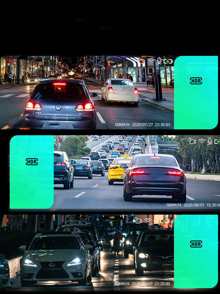 360° Driving Recorder HD Nachtsicht kabellos