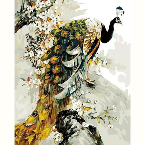 Artsy Peacock DIY Digital Painting Set – Bild 1 | LuxeStyle