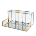 Kosmetik-Organizer aus Messing