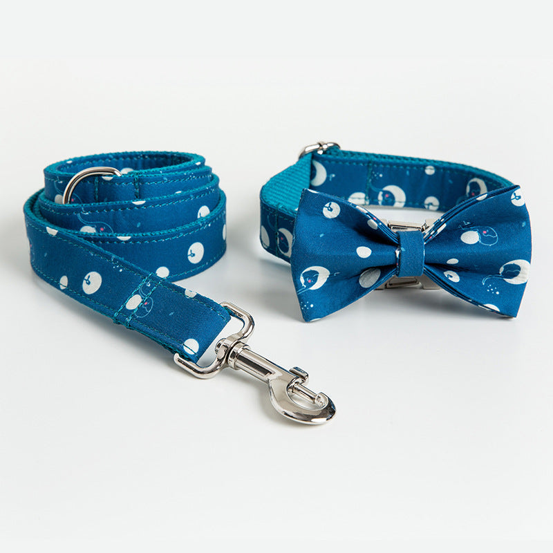Halsband, Leine & Fliege für Hunde – Baby Elephant – Bild 3 | LuxeStyle