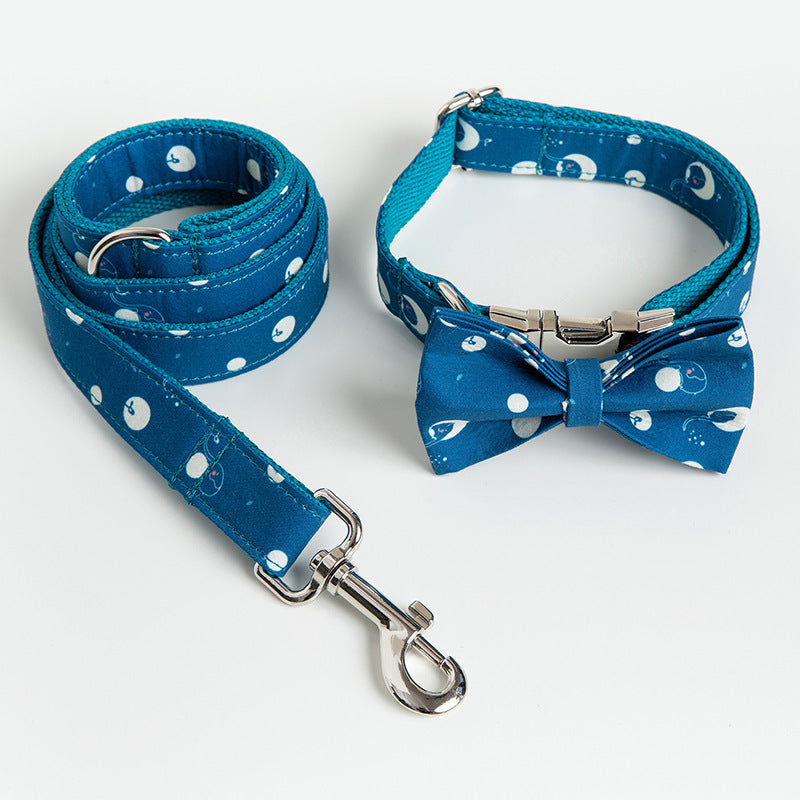 Halsband, Leine & Fliege für Hunde – Baby Elephant – Bild 4 | LuxeStyle