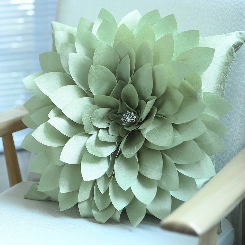 Kissen mit Schwertblatt-Nagelblumen-Muster – Bild 8 | LuxeStyle