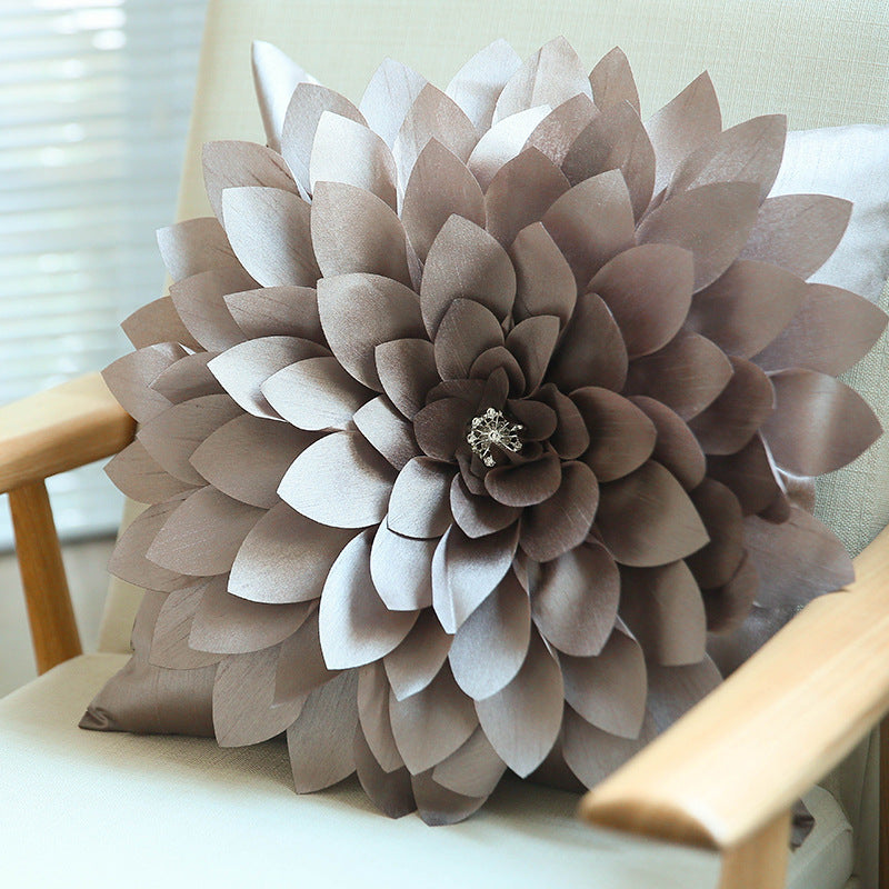 Kissen mit Schwertblatt-Nagelblumen-Muster – Bild 7 | LuxeStyle