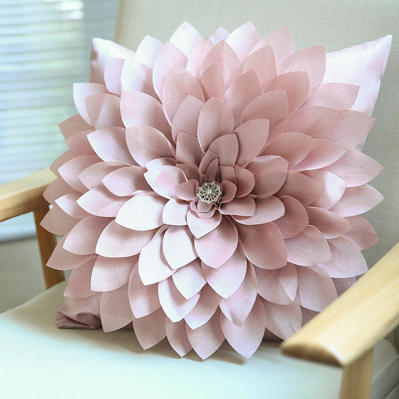 Kissen mit Schwertblatt-Nagelblumen-Muster – Bild 3 | LuxeStyle