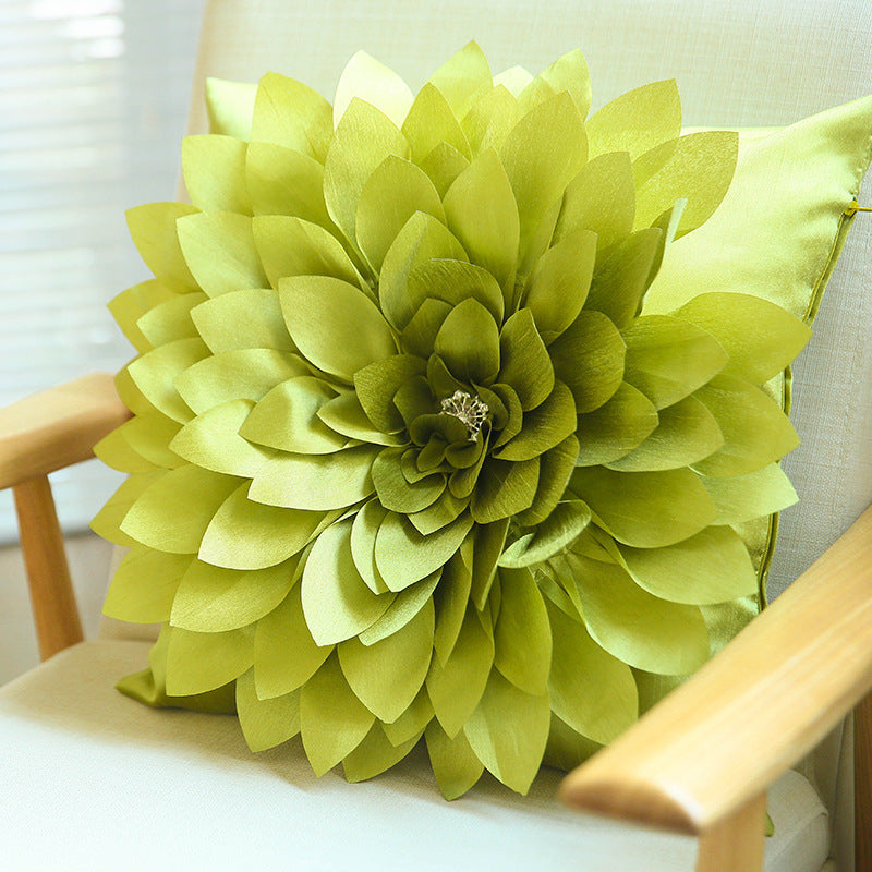 Kissen mit Schwertblatt-Nagelblumen-Muster – Bild 6 | LuxeStyle