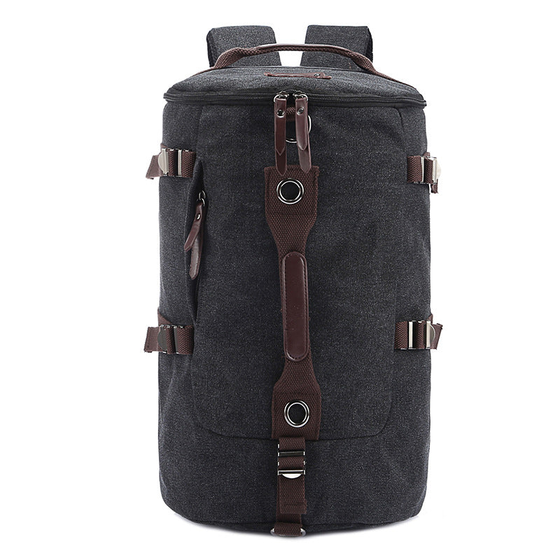 Sportlicher Canvas Rucksack für Reisen – Bild 2 | LuxeStyle