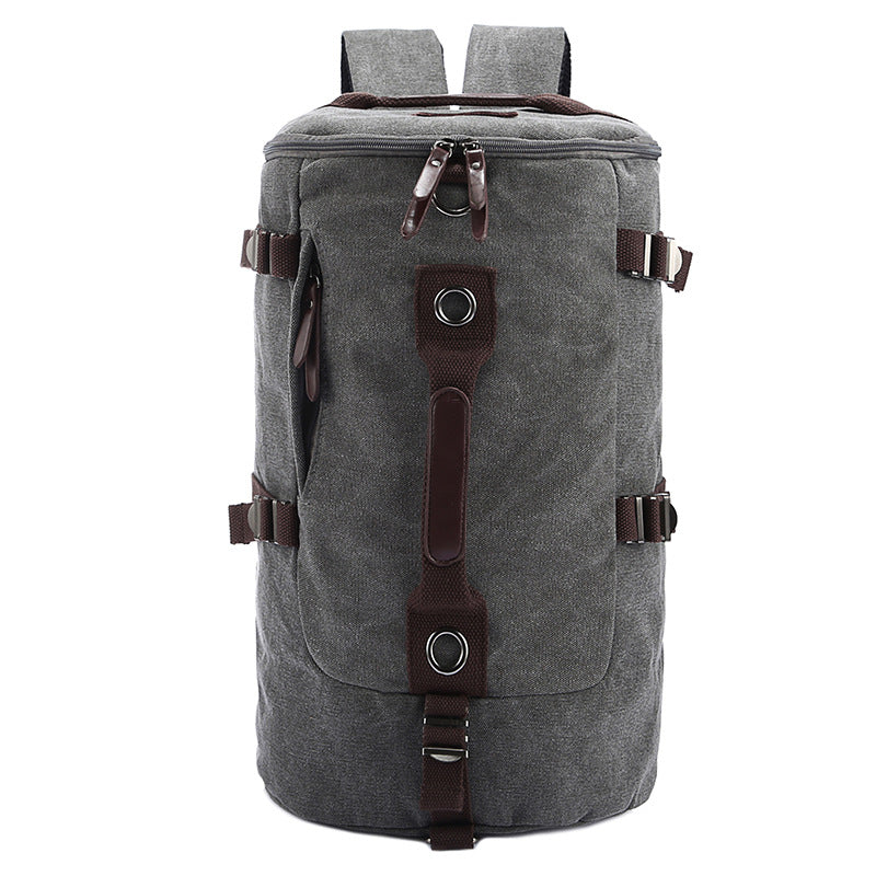 Sportlicher Canvas Rucksack für Reisen – Bild 5 | LuxeStyle