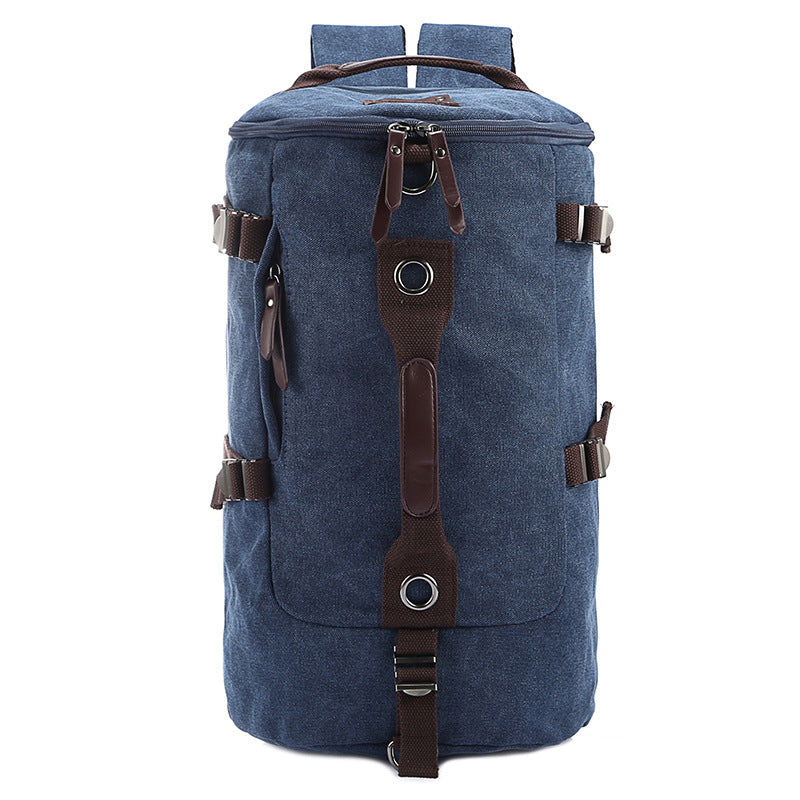 Sportlicher Canvas Rucksack für Reisen – Bild 6 | LuxeStyle