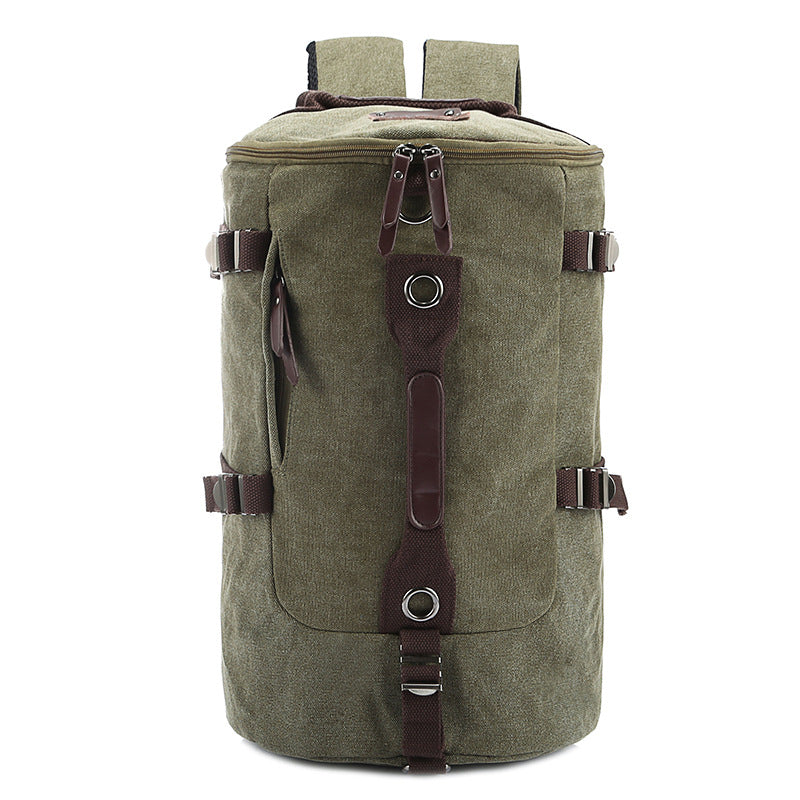 Sportlicher Canvas Rucksack für Reisen – Bild 7 | LuxeStyle