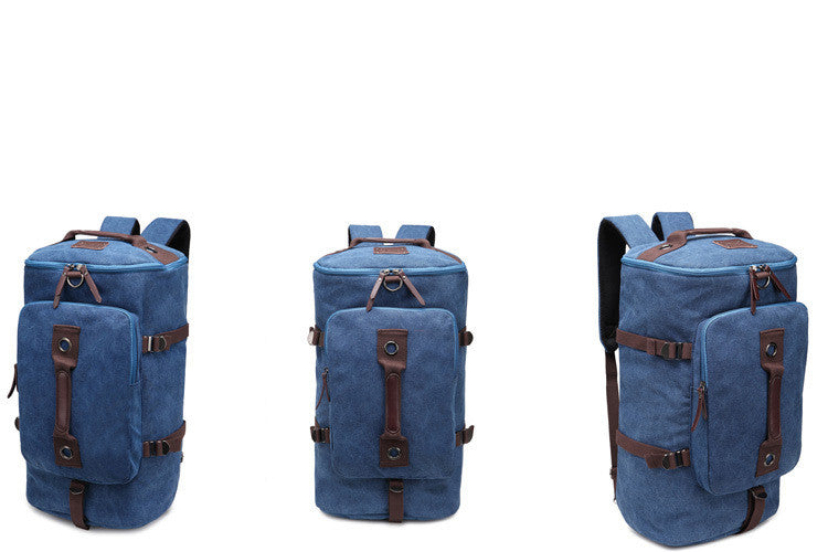 Sportlicher Canvas Rucksack für Reisen – Bild 8 | LuxeStyle