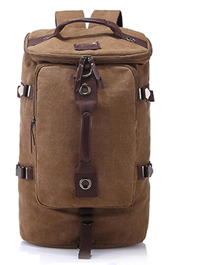 Sportlicher Canvas Rucksack für Reisen – Bild 9 | LuxeStyle