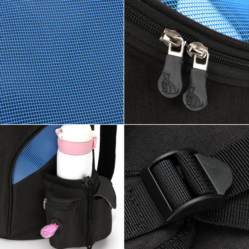 Haustier-Rucksack mit Netzbelüftung | LuxeStyle