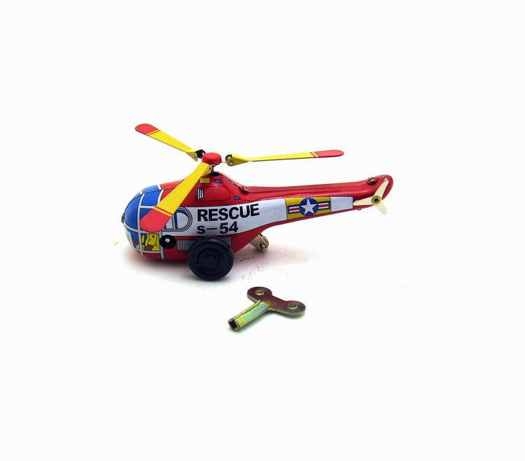 Retro Blechspielzeug Helikopter – Bild 1 | LuxeStyle
