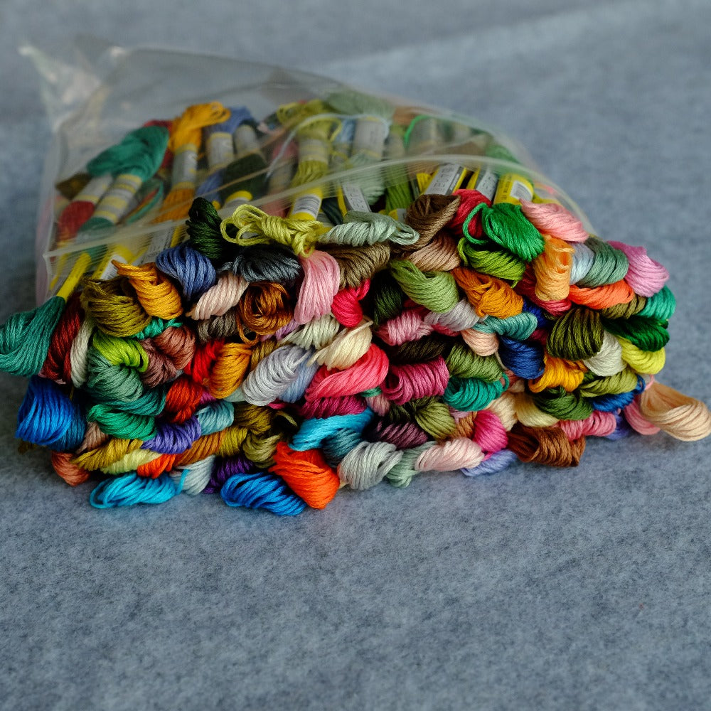 Kreuzstichgarn-Set aus ägyptischer Baumwolle (454 Farben)