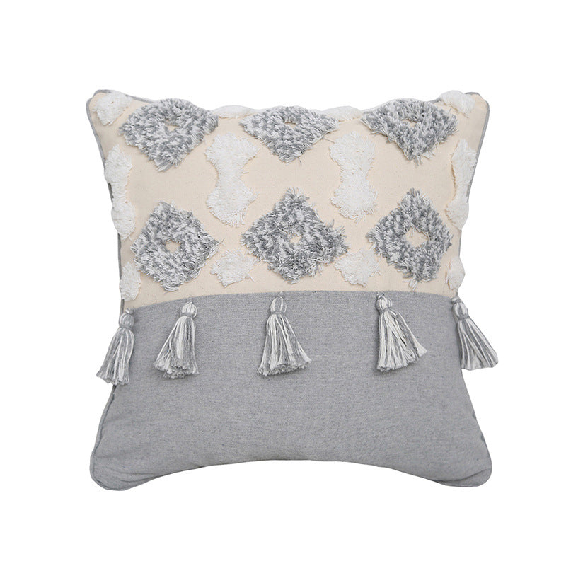 Bestickter Kissenbezug mit Fransen – Bild 5 | LuxeStyle