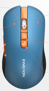 Kabellose AI Smart Voice Maus