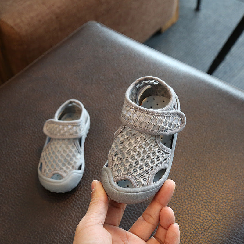 Atmungsaktive Leder-Mesh-Schuhe für Kinder – Bild 3 | LuxeStyle