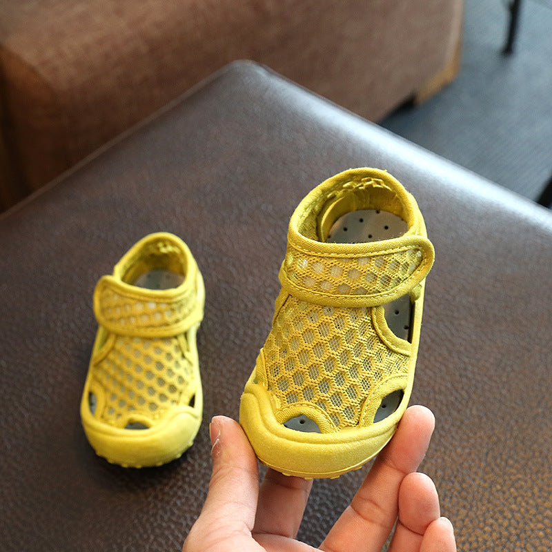 Atmungsaktive Leder-Mesh-Schuhe für Kinder – Bild 4 | LuxeStyle